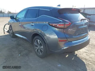 2020 Nissan Murano S with VIN 5N1AZ2AJXLN151671, listed as a IAAI auction lot 41091750 with 118,497 mi miles. Bid and sale history available at carsss.com. Image 3.