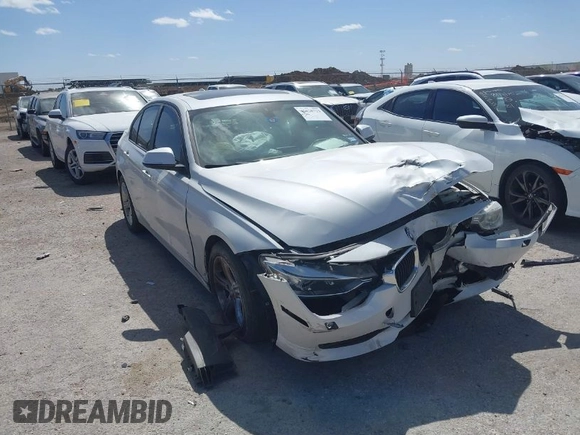 2014 BMW 3 Series 328i xDrive with VIN WBA3B3G51ENR81859, listed as a IAAI auction lot 41828729 with 129,498 mi miles. Bid and sale history available at carsss.com. Image 1.