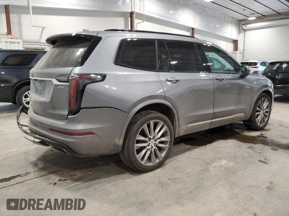 2020 Cadillac XT6 AWD Sport with VIN 1GYKPGRS5LZ145966, listed as a Copart auction lot 66585334 with 76,735 mi miles and Salvage Title. Bid and sale history available at carsss.com. Image 3.