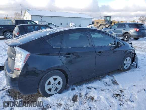 2011 Toyota Prius I with VIN JTDKN3DU9B5306628, listed as a Copart auction lot 82594454 with Not Provided miles and Salvage Title. Bid and sale history available at DreamBid. Image 3.