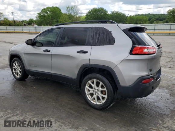 2016 Jeep Cherokee Sport with VIN 1C4PJLAB8GW222144, listed as a Copart auction lot 54363355 with 347,351 mi miles and Salvage Title. Bid and sale history available at carsss.com. Image 2.