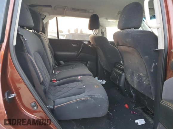 2018 Nissan Armada SL with VIN JN8AY2ND4J9053483, listed as a Copart auction lot 42444425 with Not Provided miles and Salvage Title. Bid and sale history available at DreamBid. Image 11.
