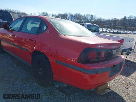 2001 Chevrolet Impala with VIN 2G1WF52E419169579, listed as a IAAI auction lot 41643396 with 122,621 mi miles and . Bid and sale history available at DreamBid. Image 3.