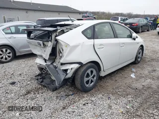 2013 Toyota Prius One with VIN JTDKN3DUXD5544751, listed as a IAAI auction lot 42019257 with 154,450 mi miles and . Bid and sale history available at carsss.com. Image 4.