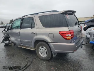 2001 Toyota Sequoia Limited with VIN 5TDZT38A81S038958, listed as a Copart auction lot 81107224 with 0 mi miles and Salvage Title. Bid and sale history available at carsss.com. Image 2.