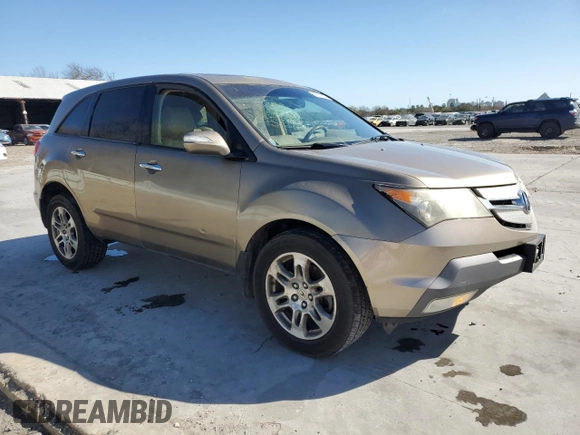 2008 Acura MDX with VIN 2HNYD28218H518029, listed as a Copart auction lot 46839255 with 181,794 mi miles and Salvage Title. Bid and sale history available at DreamBid. Image 4.