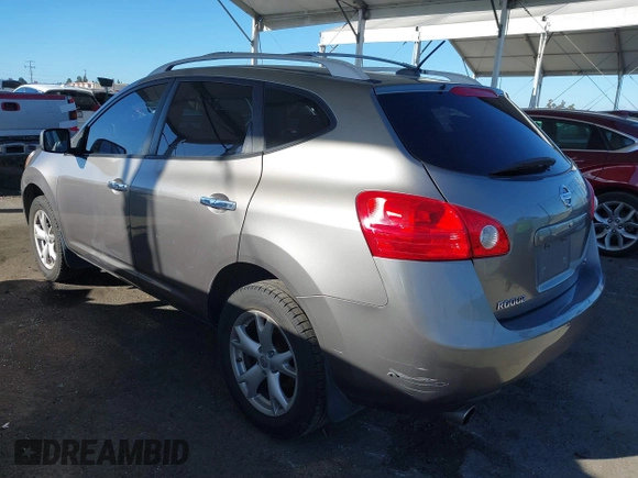 2010 Nissan Rogue S with VIN JN8AS5MT1AW005839, listed as a IAAI auction lot 41708074 with 147,980 mi miles and . Bid and sale history available at carsss.com. Image 3.