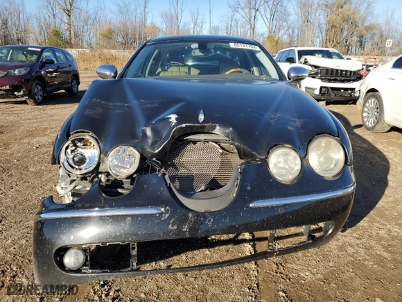 2007 Jaguar S-Type 4.2 with VIN SAJWA01B87HN75564, listed as a Copart auction lot 80131704 with 0 mi miles and Clean Title. Bid and sale history available at carsss.com. Image 5.