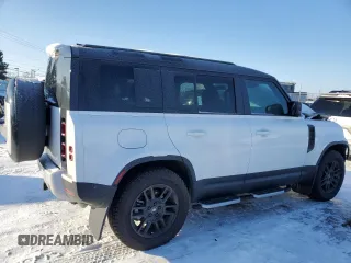 2024 Land Rover Defender S with VIN SALEJ7EX6R2347361, listed as a Copart auction lot 87747555 with 4,176 mi miles and Salvage title. Bid and sale history available at DreamBid. Image 3.