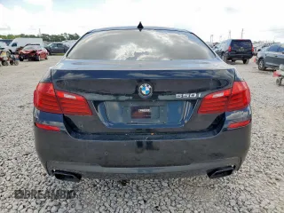 2015 BMW 5 Series 550i with VIN WBAKN9C50FD961539, listed as a Copart auction lot 62201055 with 129,182 mi miles and Clean title. Bid and sale history available at DreamBid. Image 6.