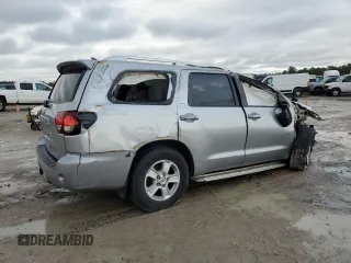2018 Toyota Sequoia SR5 with VIN 5TDBY5G13JS159526, listed as a Copart auction lot 42438175 with 134,718 mi miles and Salvage Title. Bid and sale history available at carsss.com. Image 3.