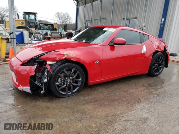2015 Nissan 370Z with VIN JN1AZ4EH5FM441613, listed as a Copart auction lot 43133974 with 45,456 mi miles. Bid and sale history available at carsss.com. Image 1.