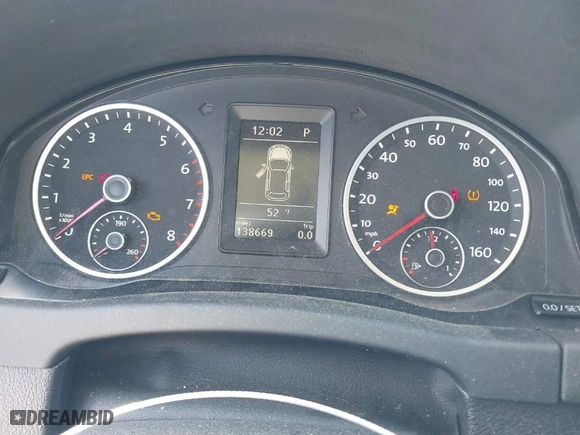 2012 Volkswagen Tiguan SE w/Sunroof & Nav with VIN WVGBV7AX4CW000207, listed as a IAAI auction lot 41889815 with 138,669 mi miles. Bid and sale history available at carsss.com. Image 7.