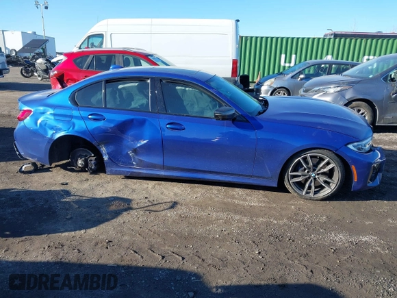 2020 BMW 3 Series M340i xDrive with VIN WBA5U9C05LFJ68807, listed as a IAAI auction lot 41641820 with 48,763 mi miles and . Bid and sale history available at DreamBid. Image 13.