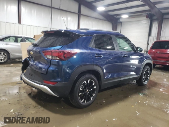 2021 Chevrolet TrailBlazer LT with VIN KL79MPS22MB025914, listed as a Copart auction lot 54783884 with 25,395 mi miles and . Bid and sale history available at DreamBid. Image 3.