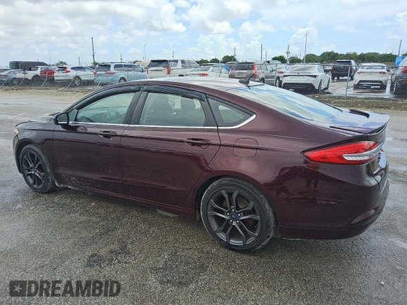 2018 Ford Fusion SE with VIN 3FA6P0HD0JR228472, listed as a Copart auction lot 62747845 with 62,554 mi miles and Clean title. Bid and sale history available at DreamBid. Image 2.