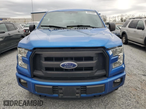 2015 Ford F-150 XLT with VIN 1FTEW1EF7FFC18014, listed as a Copart auction lot 49843605 with 122,701 mi miles and Salvage Title. Bid and sale history available at carsss.com. Image 5.