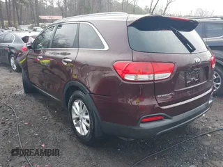 2016 Kia Sorento LX with VIN 5XYPG4A55GG142487, listed as a IAAI auction lot 41792925 with 118,355 mi miles. Bid and sale history available at carsss.com. Image 3.