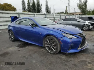 2019 Lexus RC 300 z VIN JTHHA5BC3K5009509, wystawiony jako Copart lot #41960275 z przebiegiem 19 631 mil mil oraz Szkoda całkowita • Salvage title. Historia ofert i sprzedaży dostępna na DreamBid. Obrazek 4.