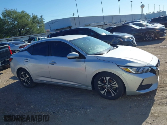 2023 Nissan Sentra SV with VIN 3N1AB8CV6PY317577, listed as a IAAI auction lot 42245535 with 9,243 mi miles and . Bid and sale history available at DreamBid. Image 14.