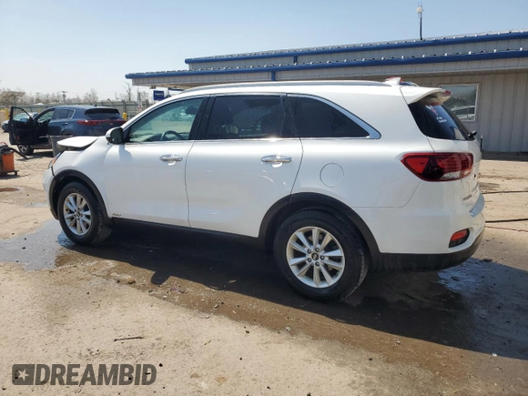 2019 Kia Sorento LX with VIN 5XYPGDA32KG439451, listed as a Copart auction lot 53784265 with 73,420 mi miles and Salvage Title. Bid and sale history available at carsss.com. Image 2.