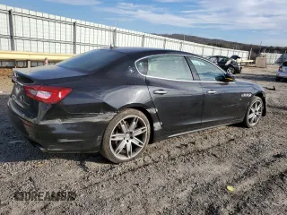 2018 Maserati Quattroporte S Q4 with VIN ZAM56YRAXJ1295100, listed as a Copart auction lot 42092804 with Not Provided miles. Bid and sale history available at carsss.com. Image 3.