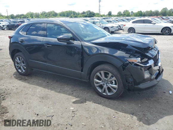 2025 Mazda CX-30 S Premium with VIN 3MVDMBDM3SM753468, listed as a Copart auction lot 55766585 with 3,051 mi miles and Salvage title. Bid and sale history available at DreamBid. Image 4.