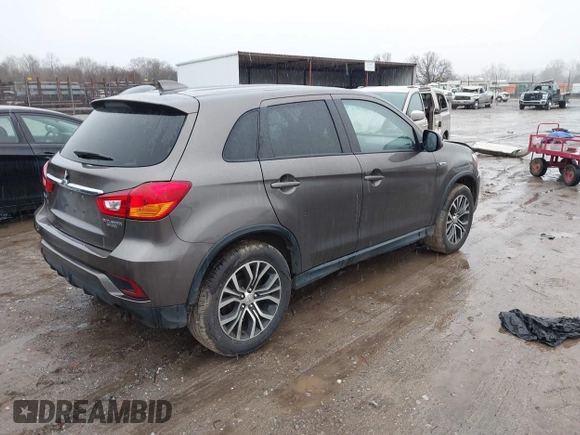 2018 Mitsubishi Outlander Sport ES 2.0 with VIN JA4AR3AU9JU017574, listed as a IAAI auction lot 41044910 with 123,386 mi miles. Bid and sale history available at carsss.com. Image 4.