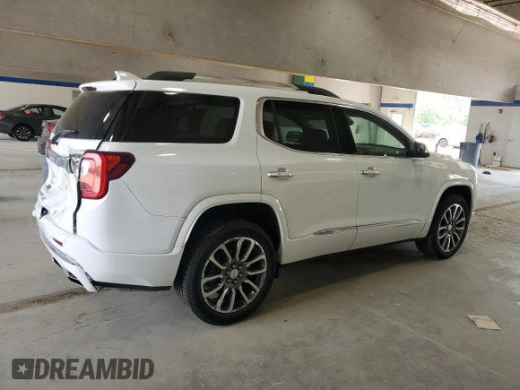 2021 GMC Acadia Denali with VIN 1GKKNPLS8MZ116049, listed as a Copart auction lot 54493275 with 45,867 mi miles and Salvage title. Bid and sale history available at DreamBid. Image 3.