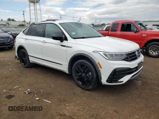 2022 Volkswagen Tiguan SE R-Line Black with VIN 3VV8B7AX7NM007213, listed as a Copart auction lot 58302205 with 24,996 mi miles and Non repairable. Bid and sale history available at DreamBid. Image 4.