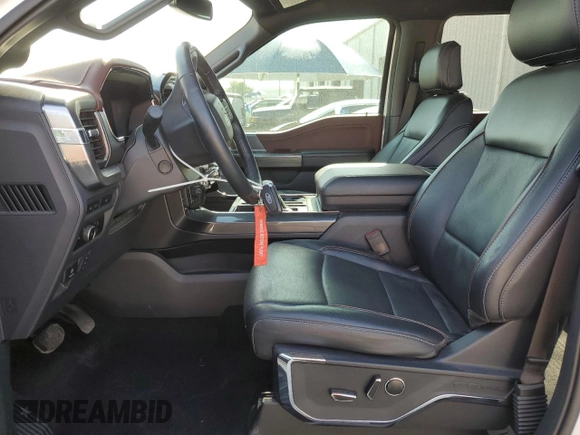 2023 Ford F-150 XL with VIN 1FTFW1E89PFC16983, listed as a Copart auction lot 52589775 with 33,975 mi miles and Salvage Title. Bid and sale history available at carsss.com. Image 7.