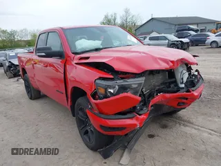 2021 Ram 1500 Big Horn with VIN 1C6RRFBG2MN603753, listed as a IAAI auction lot 42158779 with 86,181 mi miles and . Bid and sale history available at DreamBid. Image 1.