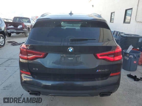 2019 BMW X3 M40i with VIN 5UXTS3C58K0Z07659, listed as a Copart auction lot 45926145 with 36,972 mi miles and Salvage Title. Bid and sale history available at DreamBid. Image 6.