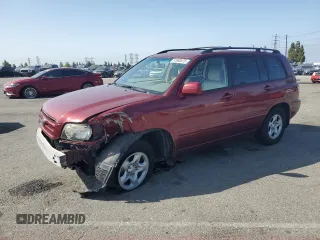 2005 Toyota Highlander with VIN JTEDD21A750126867, listed as a Copart auction lot 61980875 with 93,657 mi miles and Salvage title. Bid and sale history available at DreamBid. Image 1.