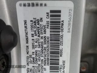 2006 Toyota Corolla CE with VIN 1NXBR32E56Z610630, listed as a Copart auction lot 47351045 with 47,720 mi miles and Clean Title. Bid and sale history available at DreamBid. Image 12.