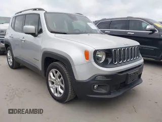 2018 Jeep Renegade Latitude with VIN ZACCJABB4JPJ30676, listed as a IAAI auction lot 42021693 with 55,135 mi miles and . Bid and sale history available at carsss.com. Image 1.