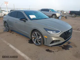 2023 Hyundai Sonata SEL Plus with VIN KMHL44J27PA289158, listed as a IAAI auction lot 41637385 with 25,951 mi miles. Bid and sale history available at carsss.com. Image 1.