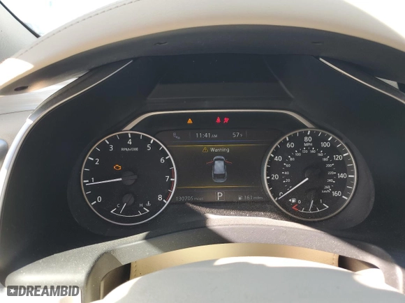 2015 Nissan Murano SV with VIN 5N1AZ2MH4FN214602, listed as a Copart auction lot 42746235 with 130,705 mi miles and Salvage Title. Bid and sale history available at carsss.com. Image 9.