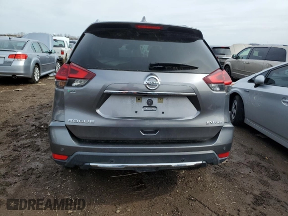 2020 Nissan Rogue S with VIN KNMAT2MV7LP505834, listed as a Copart auction lot 49318595 with 56,987 mi miles and Salvage Title. Bid and sale history available at carsss.com. Image 11.