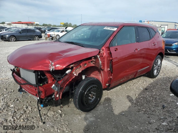 2019 Chevrolet Blazer Premier with VIN 3GNKBFRSXKS678381, listed as a Copart auction lot 69316594 with 20,397 mi miles and Salvage Title. Bid and sale history available at carsss.com. Image 1.