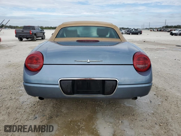 2005 Ford Thunderbird Hardtop Premium with VIN 1FAHP60A35Y100831, listed as a Copart auction lot 88586425 with Not Provided miles and Non Repairable. Bid and sale history available at DreamBid. Image 6.