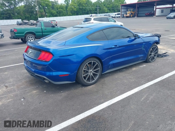 2018 Ford Mustang EcoBoost with VIN 1FA6P8TH7J5135251, listed as a IAAI auction lot 42567327 with 87,458 mi miles and . Bid and sale history available at DreamBid. Image 4.