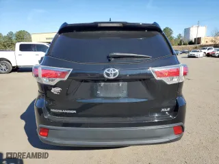 2014 Toyota Highlander XLE with VIN 5TDKKRFH2ES020887, listed as a Copart auction lot 47527945 with 210,858 mi miles and Salvage Title. Bid and sale history available at carsss.com. Image 6.