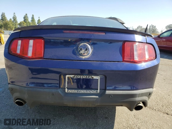 2012 Ford Mustang GT Premium with VIN 1ZVBP8CF5C5249806, listed as a Copart auction lot 46825605 with 94,066 mi miles and Salvage Title. Bid and sale history available at DreamBid. Image 6.
