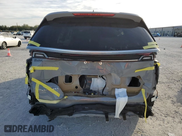 2022 Kia Carnival EX with VIN KNDNC5H38N6147034, listed as a Copart auction lot 86811174 with 22,580 mi miles and Salvage Title. Bid and sale history available at carsss.com. Image 6.