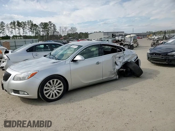 2013 Buick Regal Turbo Premium 1 with VIN 2G4GS5EV9D9211649, listed as a Copart auction lot 44932474 with 95,439 mi miles and Salvage Title. Bid and sale history available at DreamBid. Image 11.