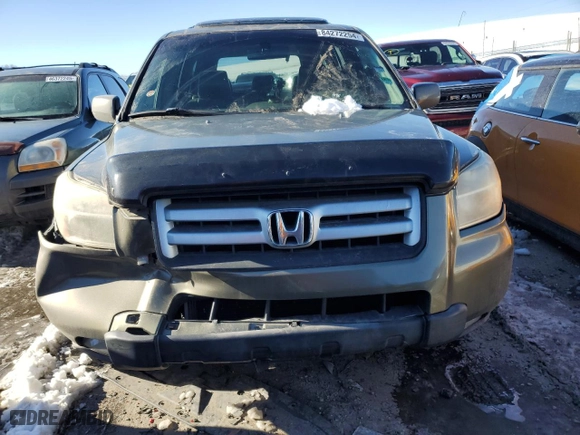 2007 Honda Pilot EX-L with VIN 5FNYF18597B027586, listed as a Copart auction lot 84272254 with 180,892 mi miles and Salvage Title. Bid and sale history available at carsss.com. Image 5.