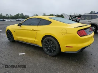 2016 Ford Mustang GT with VIN 1FA6P8CF9G5214847, listed as a Copart auction lot 61108705 with 54,137 mi miles and Salvage title. Bid and sale history available at DreamBid. Image 2.