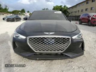 2021 Genesis G70 2.0T with VIN KMTG44LA7MU066768, listed as a Copart auction lot 79995804 with 19,460 mi miles and Non Repairable. Bid and sale history available at carsss.com. Image 5.
