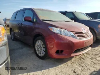 2016 Toyota Sienna LE with VIN 5TDJK3DC4GS138362, listed as a Copart auction lot 74980834 with 0 mi miles and Non Repairable. Bid and sale history available at carsss.com. Image 4.